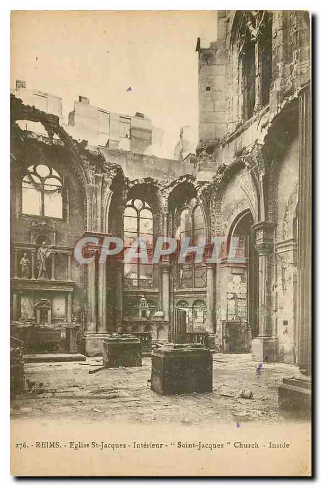 Reims - Igreja de São Jacinto - Interior - "Igreja de São Jacinto" - Interior - Frente