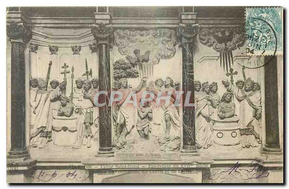 Basilique Saint-Étienne — Basreliefs des 17. Jahrhunderts — M. Fay - Vorderseite