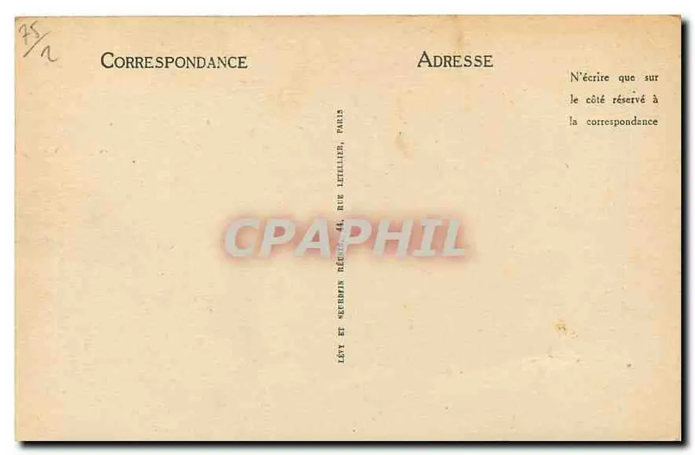 Paris - Gedenkmonument des Brandes am Bazar de la Charité - (A. Guilbert, Architekt) - Rückseite