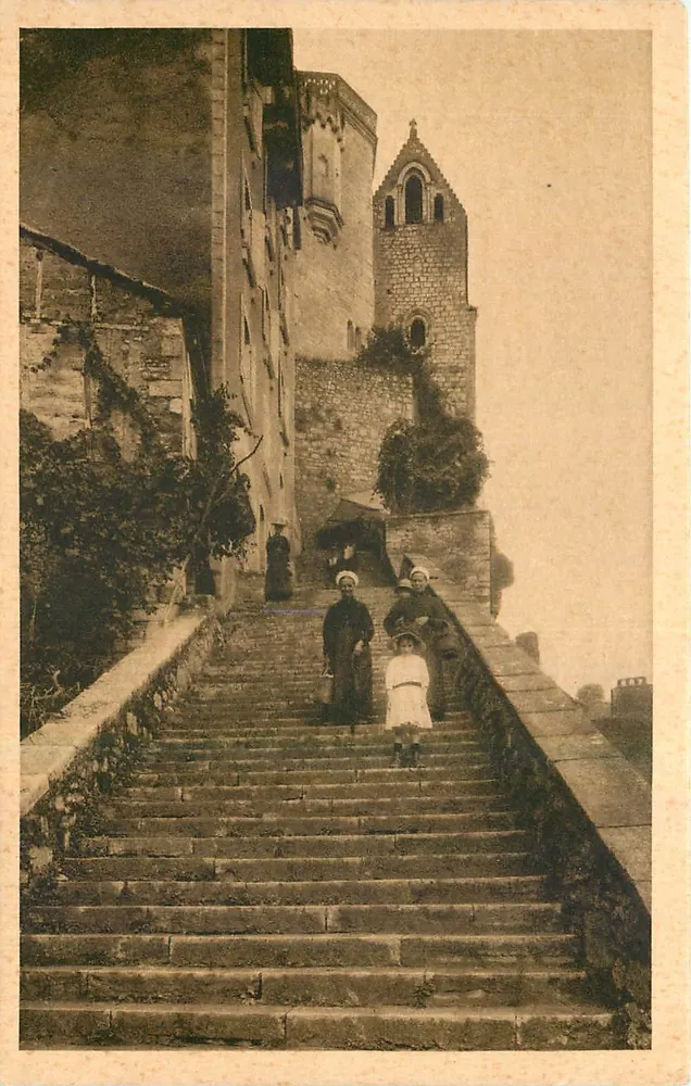 Rocamadour — Treppen der Pilger — Ausgabe der Buchhandlung Vézul, St-Céré (Lot) - Vorderseite