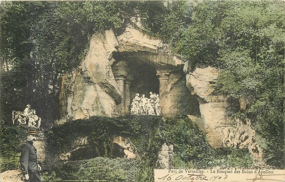 Parc de Versailles - Le Bosquet des Bains d'Apollon — éditeur non identifié, n° de série non visible - Recto