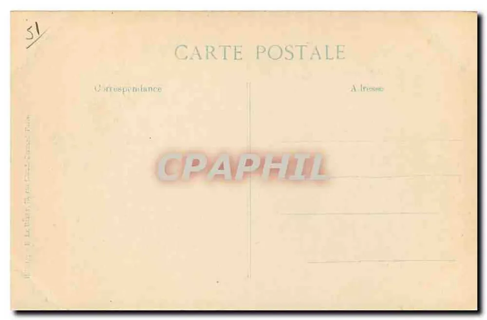 Reims — Die Kathedrale — Portal des Letzten Gerichts Tympan — Verlag ELD, 8. Serie - Rückseite