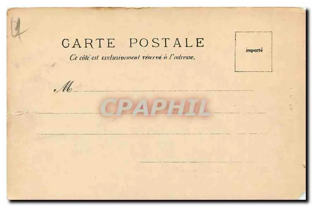 Dieppe — La entrada del puerto — V.P. No. 767 - Reverso