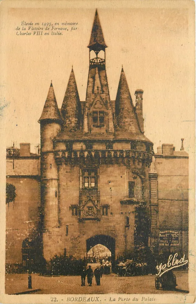 Bordeaux - A Porta do Palácio — editor Yolled, n°22 - Frente