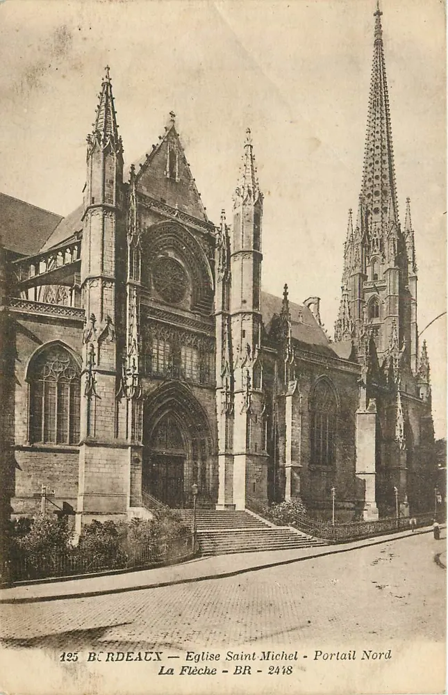 Bordeaux — Kirche Saint-Michel — Nordportal - Vorderseite