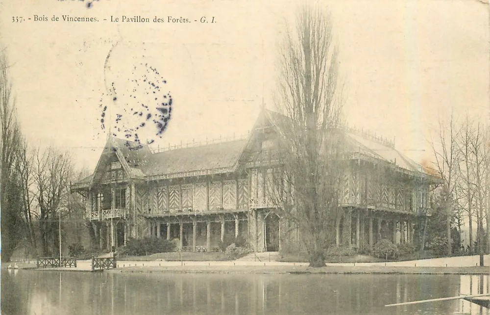 Bois de Vincennes - Le Pavillon des Forêts - G. L. n°337 - Recto