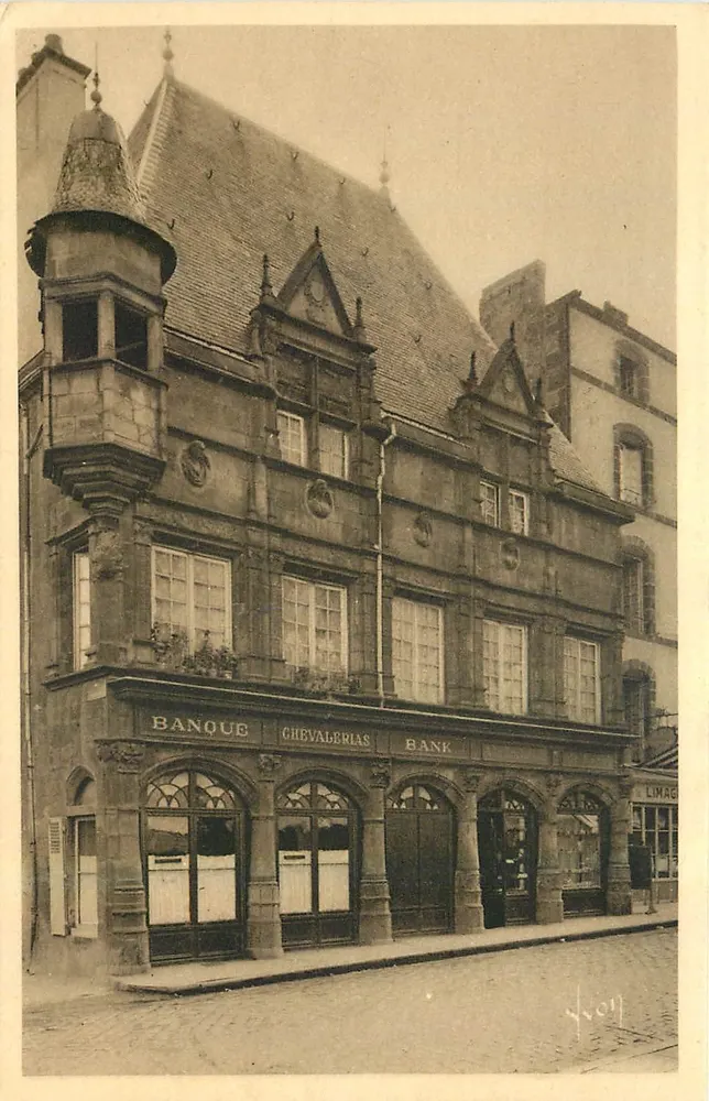 Riom (Puy-de-Dôme) — Maison des Consuls (1527) — Éditions d'Art Yvonne Martel - Vorderseite