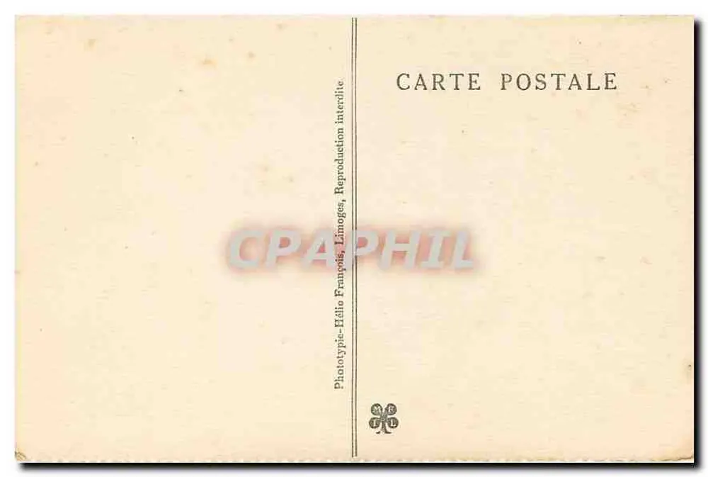 Put van PADIRAC (Lot) — De Grote Pendeloque — Phototypie-Hélo (Frankrijk) - Achterkant