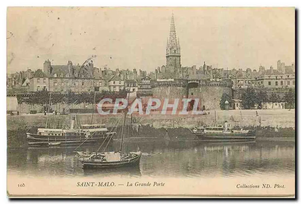 SAINT-MALO — La Grande Porte — Collections ND. Phot. n°105 - Recto