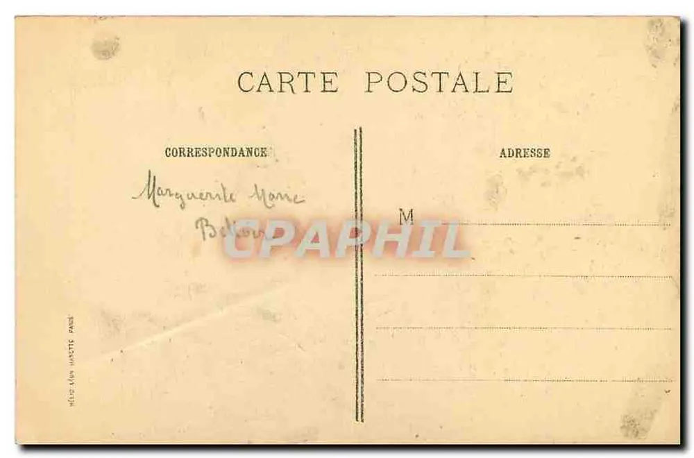 Samuel criança em oração — obra de Reynolds — J. E. Bulloz, Edit. - Verso