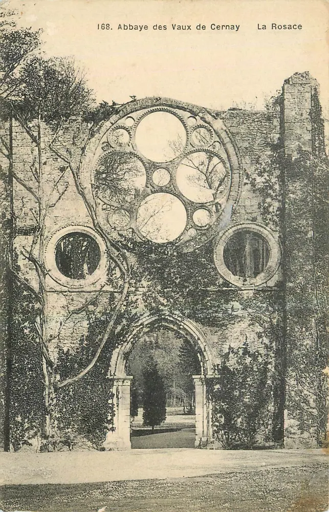 Abadía de Vaux de Cernay — La Rosace — Laprange, editorial fotográfica, Baume-les-Dames - Anverso