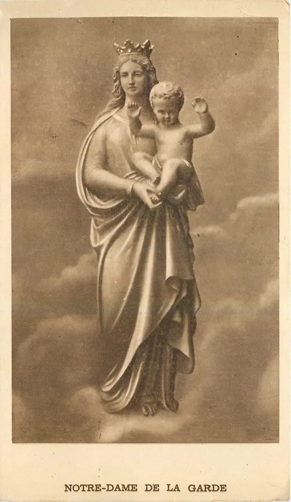 Notre-Dame de la Garde — statue colossale — Édition Spéciale de la Basilique - Frente