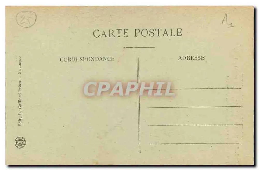 Ponte do Diabo — Le Crouzet — França-Comtado - Verso