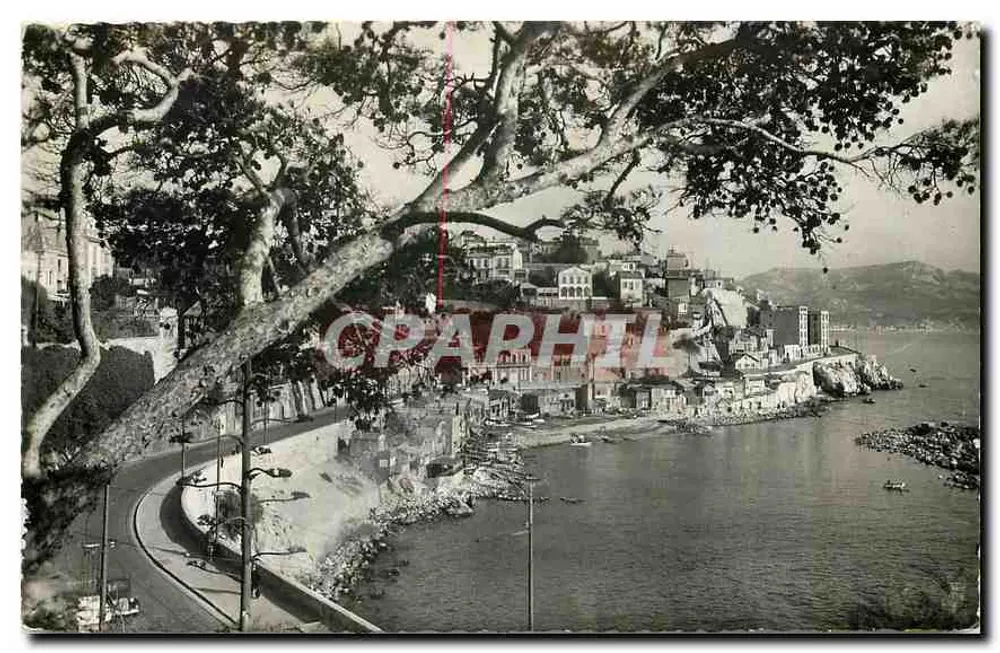 Vista da Corniche em Marselha — Sociedade Éditions de la Libération, n° 295 - Frente