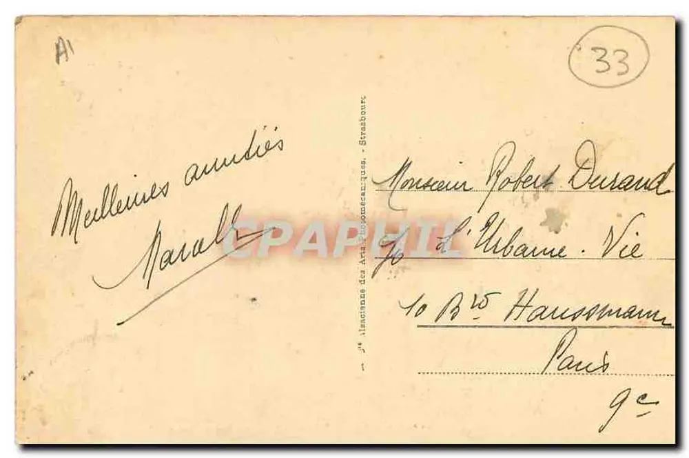 Arcachon - Côte d'Argent - Pôr do sol — Exposição Colonial 1931, n°163 - Verso