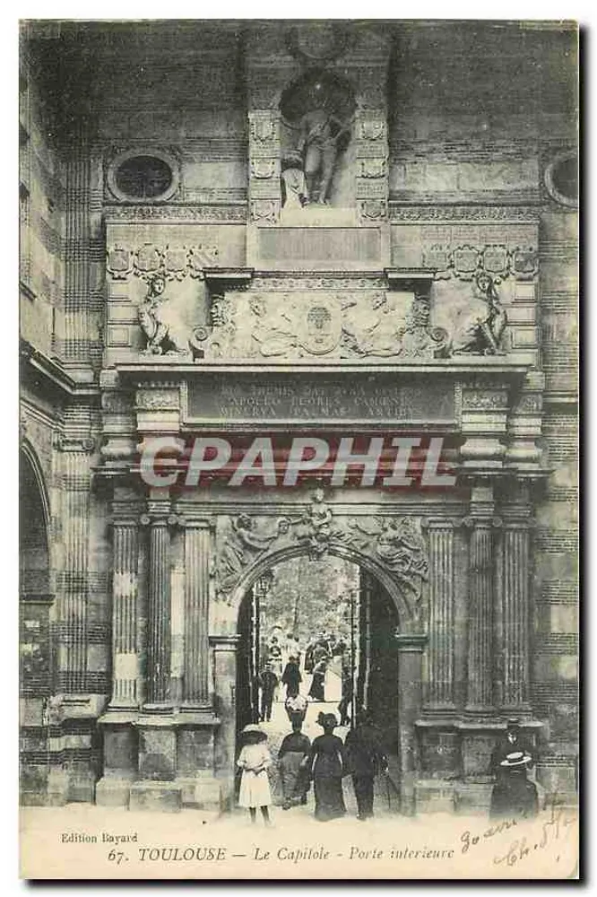 Toulouse — O Capitole — Porta interna — Edição Bayard, n° 67 - Frente