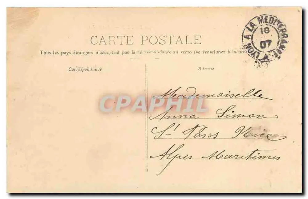 Avignon — Palácio dos Papas — Fachada Leste — Editor N.D. (n° 42) - Verso