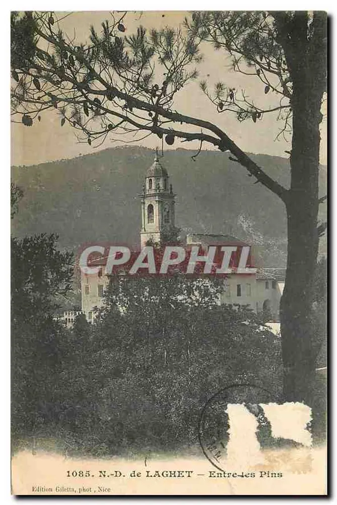N.-D. de LAGHET — Entre-les Pins — Edição Giletta, fot. Nice - Frente