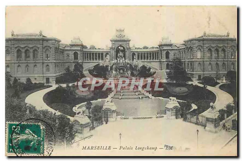 Marseille — Palácio Longchamp — LM - Frente