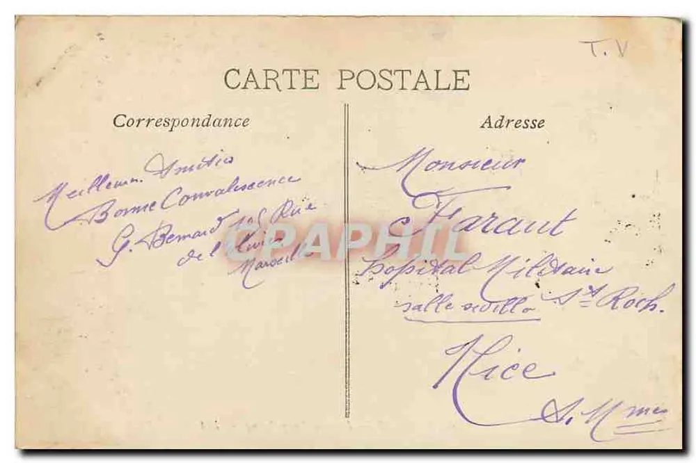 Marseille — Palácio Longchamp — LM - Verso