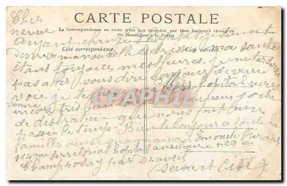 PARIS — O Boulevard Montmartre — Editor não identificado, número de série não visível - Verso