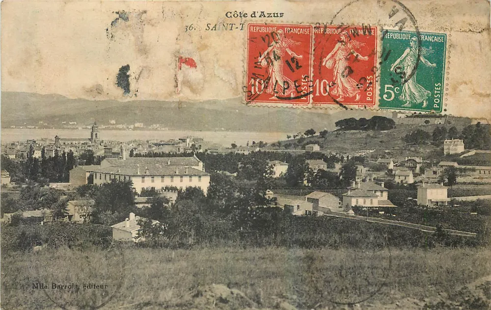 Saint-Tropez — vista panorâmica — Mila Barrois editora, n°36 - Frente