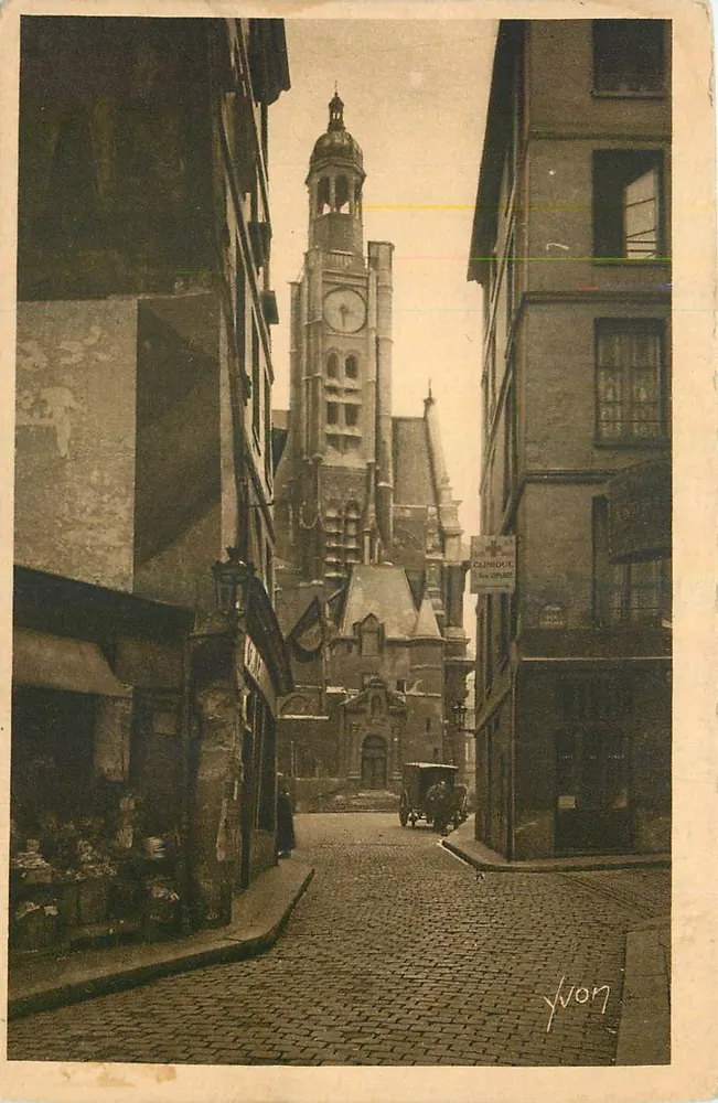 Église Saint-Étienne-du-Mont — Paris — Édition d'Art YVON, Série 11, n°212 - Recto