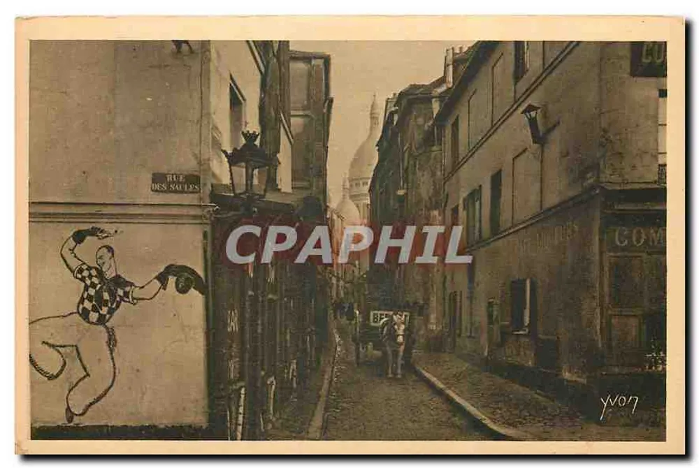 Rua dos Saules — Montmartre — Edição de Arte YVON - Frente