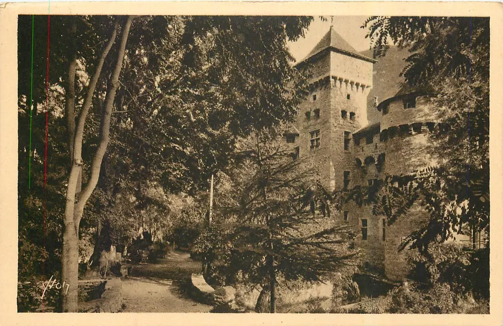 Schloss La Caze — Gorges du Tarn — 15. Jahrhundert (Lozère) — Les Éditions d'Art YVON, Paris - Vorderseite