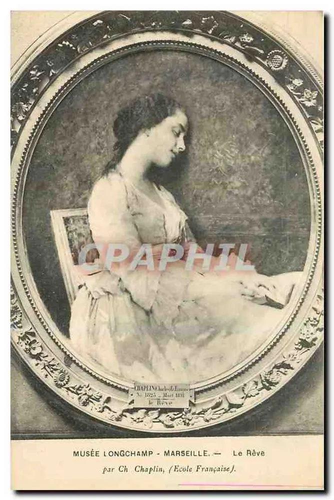 Museu Longchamp - Marselha — O Sonho — por Ch. Chaplin (Escola Francesa). - Frente