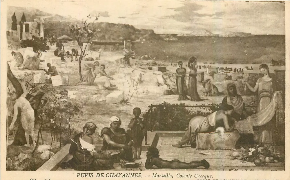 Marseille — Colonie Grecque — Puvis de Chavannes - Recto