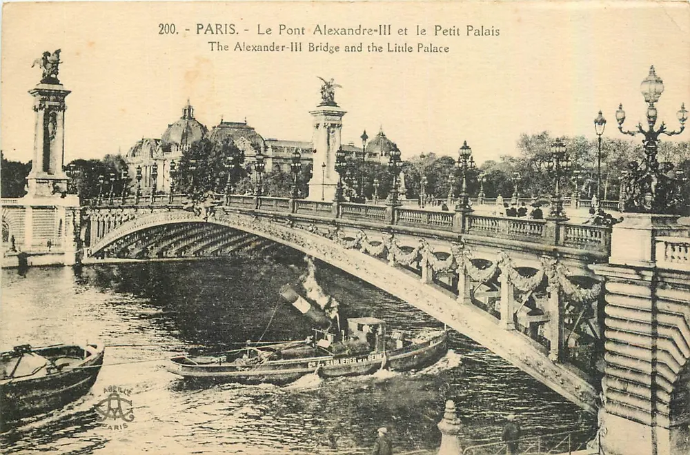 Paris - Die Brücke Alexandre III und das Petit Palais — Abellet, Paris, n°200 - Vorderseite