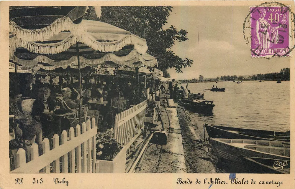 Vicby — Margens do Ablier. Chalet de canoagem — LL 313 - Frente