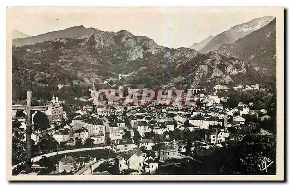 Ax-les-Thermes — Vista generale — Edizioni Laroussine & Touloise - Recto