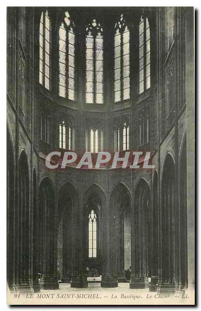 Monte Santo Michel — A Basílica — Le Chaur — LL - Frente
