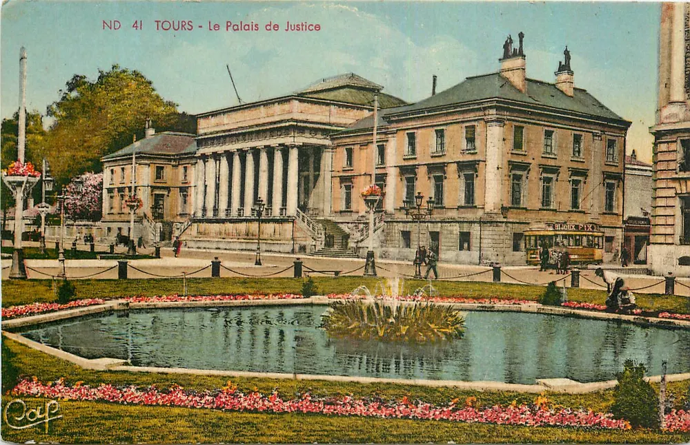 Tours - O Palácio de Justiça — ND 41, editor Coup - Frente