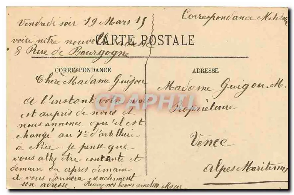Nîmes — Colagem de locais históricos — Editor Selcia - Verso