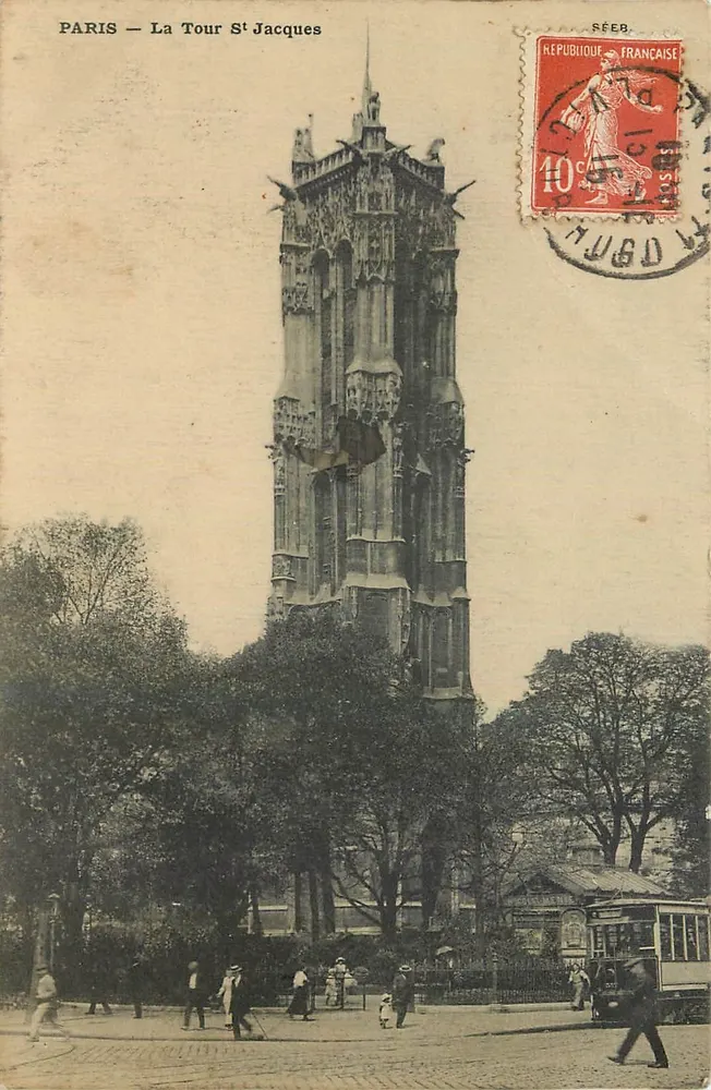 PARIS — A Torre Saint-Jacques — Séebr - Frente