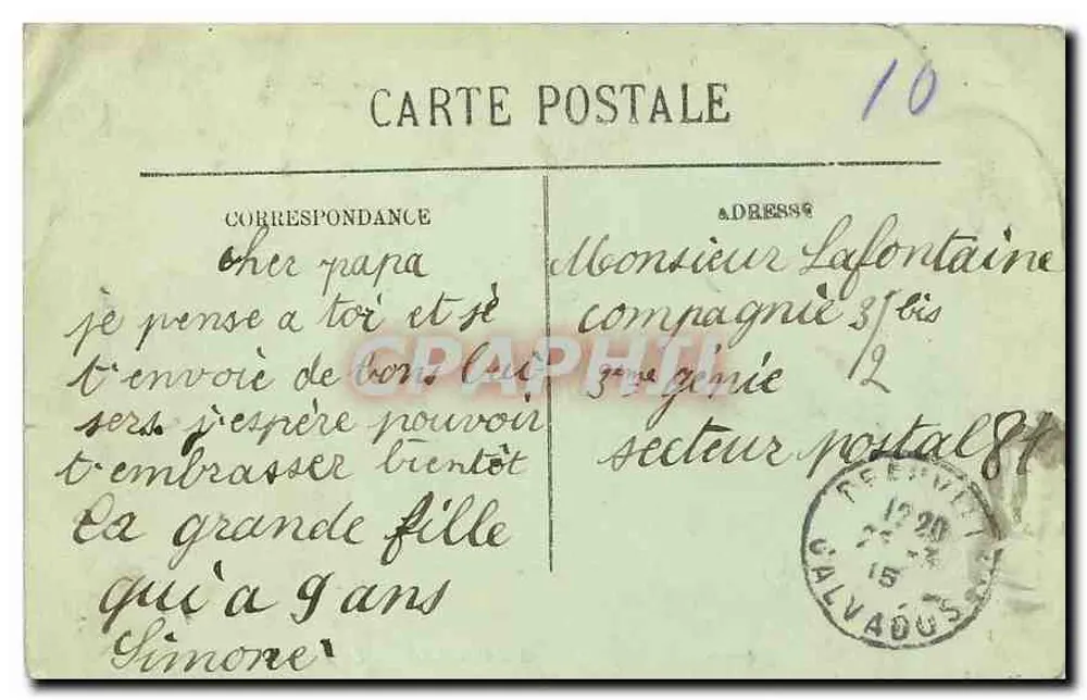 Deauville — Les Bassins — LL. — n°81 - Verso