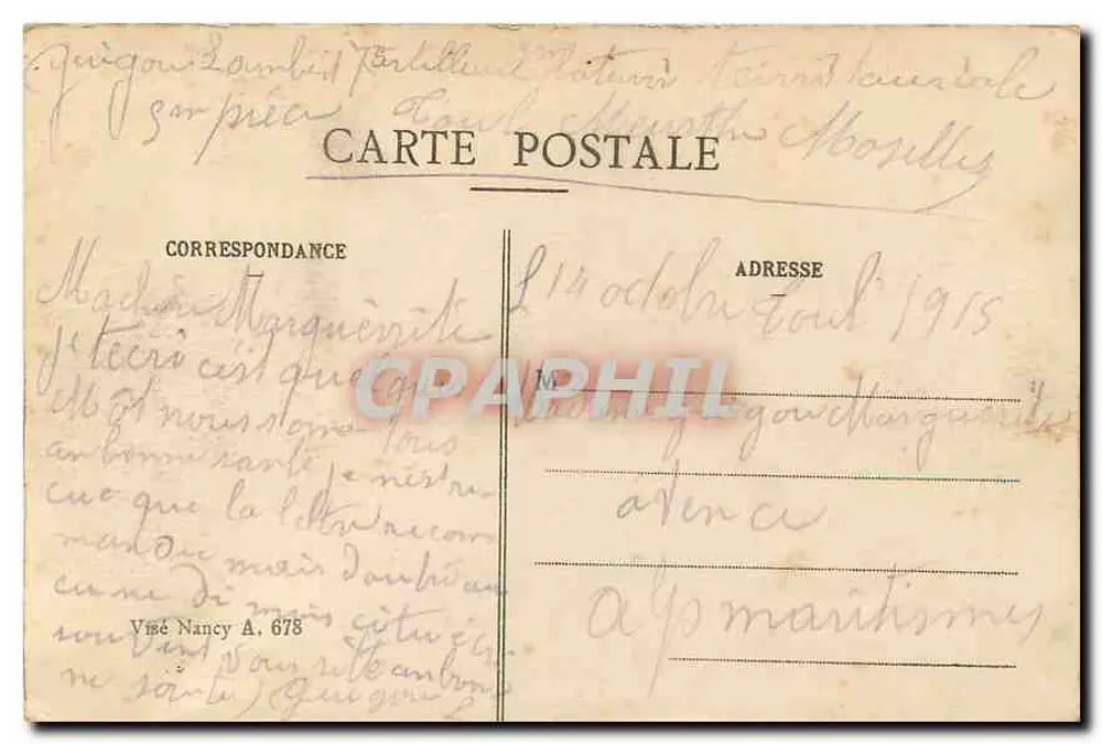 Toul - Um canto do Claustro da Catedral — Gardolle e Briquet, editores, Toul - Verso