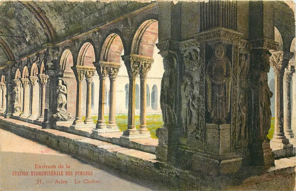 Arredores da Estação Hidromineral das Fumades — Arles - O Cloître - Frente