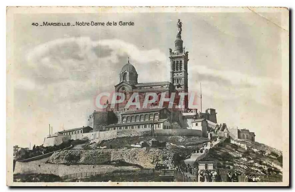Marseille — Nossa Senhora da Guarda — Edição La Châtaigneraie - Frente