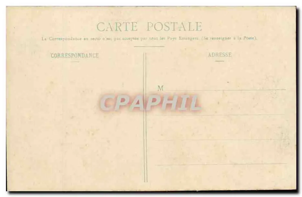 Angers - Cour des Comptes - Ancienne Cour d'Appel - Boulevard Carnot - Verso