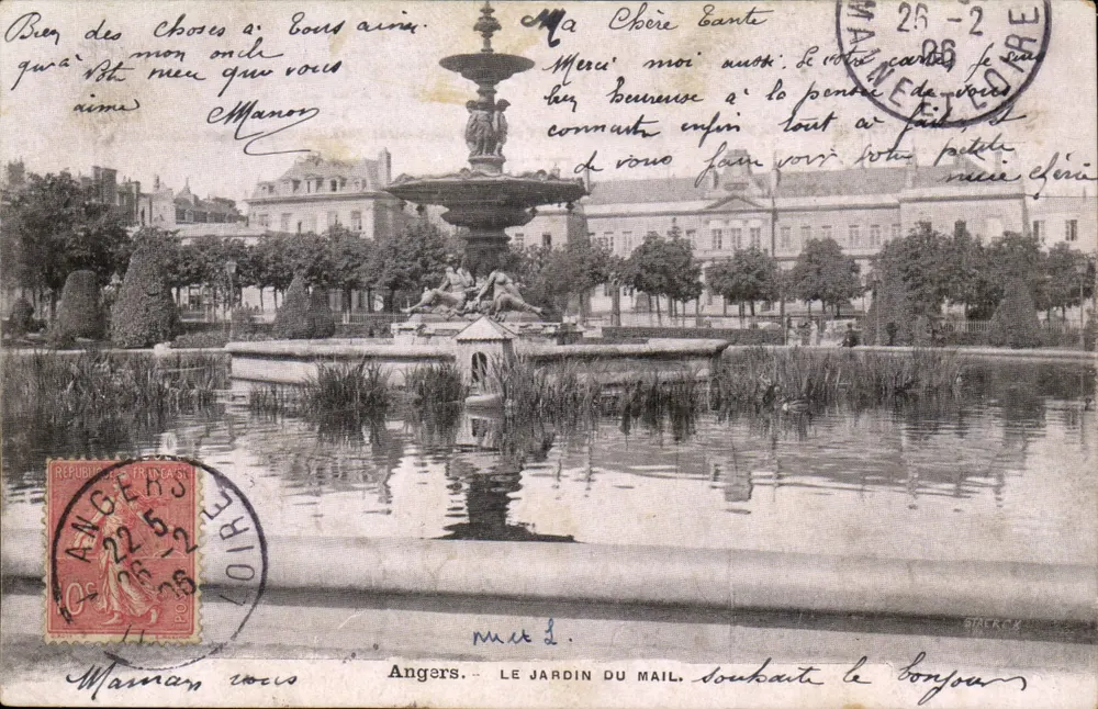 Angers — O JARDIM DO MAIL — Spercy - Frente