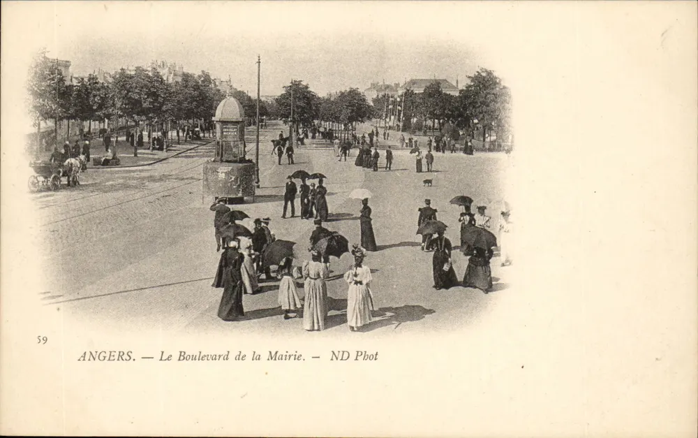 Angers — Il Boulevard de la Mairie — ND Pbot - Recto