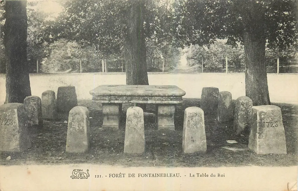 Floresta de Fontainebleau — A Mesa do Rei — n°121 - Frente