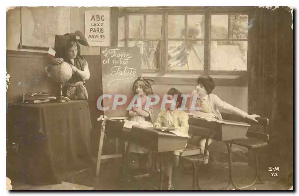 Classe de escola — Editora B.M. n°73 — Paris/Anvers - Frente