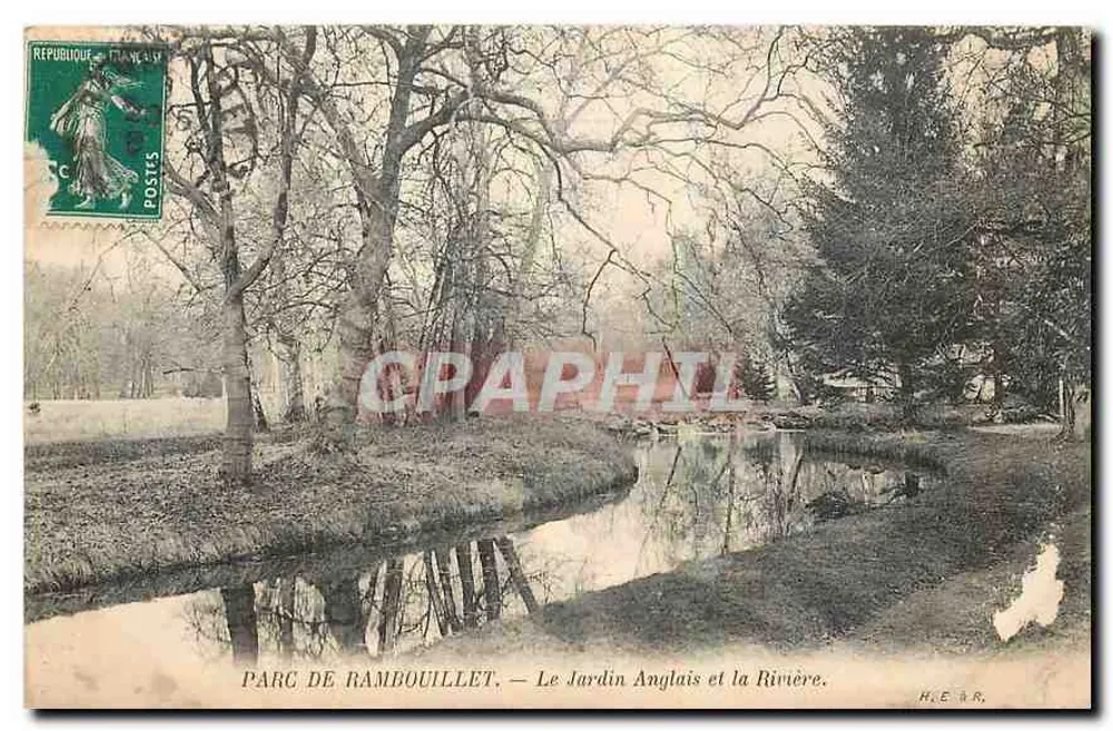 Parc de Rambouillet — Der englische Garten und der Flussufer — H.E. & R. - Vorderseite