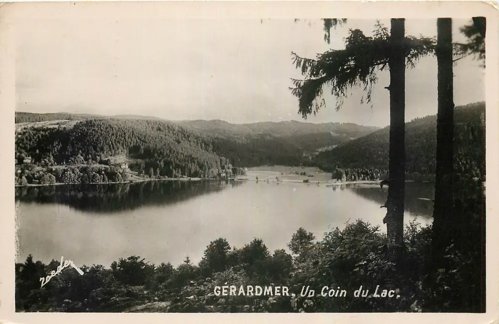 Gérardmer — Um Canto do Lago — Foto Real, Edições V. Roeder, n°510 - Frente