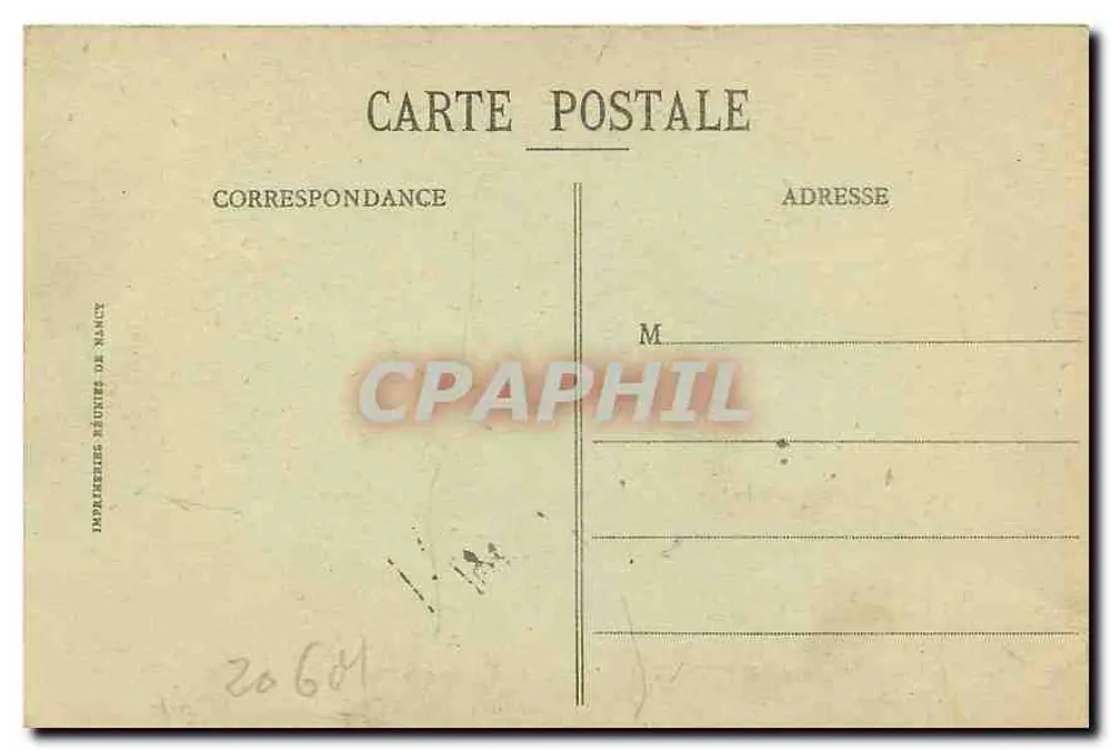 Innenansicht der Kirche — Montreux-Vieux (Elsass) — Edition E. Mayer, 49, laub. de France, Belfort - Rückseite